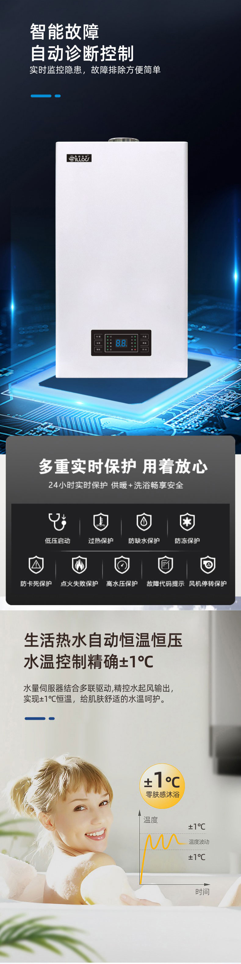 西洛德壁掛爐西慕系列優(yōu)點介紹